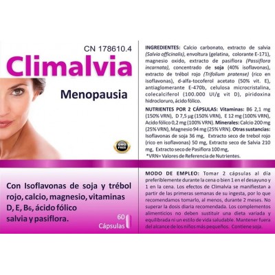 Comprar BLUECUBE CLIMALVIA 60 CAPSULAS al mejor precio en NuestraFarma, tu farmacia online