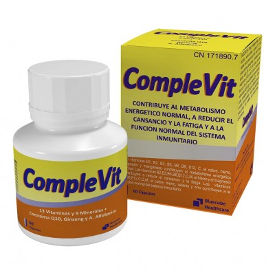 Comprar BLUECUBE COMPLEVIT 60 CAPSULAS al mejor precio en NuestraFarma, tu farmacia online