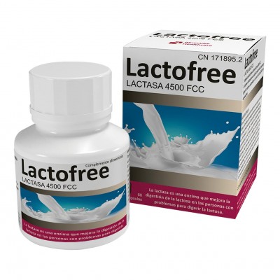 Comprar BLUECUBE LACTOFREE 60 CAPSULAS al mejor precio en NuestraFarma, tu farmacia online