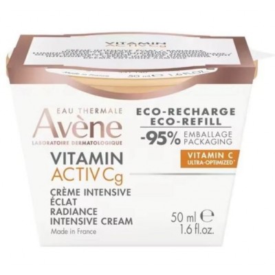 Comprar AVENE VITAMIN ACTIV CG CREMA INTENSIVA ILUMINADORA ECO RECARGA 50 ML al mejor precio en NuestraFarma, tu farmacia online