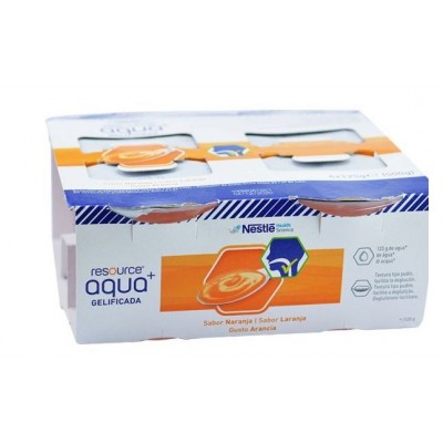 Comprar NESTLE RESOURCE AGUA GELIFICADA SABOR NARANJA 4X125 G al mejor precio en NuestraFarma, tu farmacia online