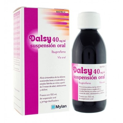 Comprar DALSY 40 mg/ml SUSPENSION ORAL 1 FRASCO 150 ml al mejor precio en NuestraFarma, tu farmacia online