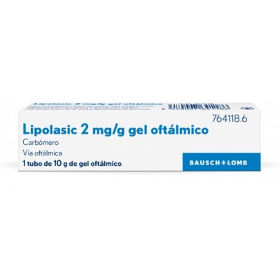 Comprar LIPOLASIC 2 MG/G GEL OFTALMICO 1 TUBO 10 G al mejor precio en NuestraFarma, tu farmacia online