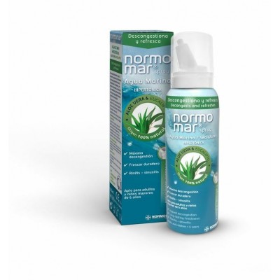 Comprar NORMOMAR AGUA MARINA HIPERTONICA DESCONGESTIVA F2 ALOE VERA-EUCALIPTO SPRAY 120 ML al mejor precio en NuestraFarma, tu farmacia online