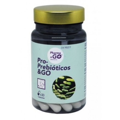 Comprar PHARMA & GO PRO-PREBIOTICOS & GO 30 CAPSULAS al mejor precio en NuestraFarma, tu farmacia online