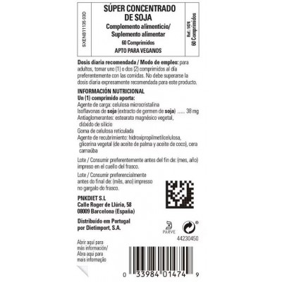 Comprar SOLGAR SUPER CONCENTRADO ISOFLAVONAS DE SOJA 60 COMPRIMIDOS al mejor precio en NuestraFarma, tu farmacia online