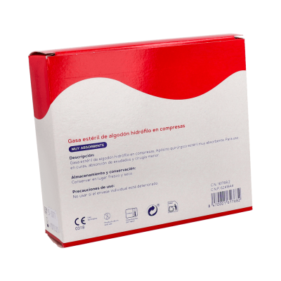 Comprar ACOFAR GASA ESTERIL DE ALGODON HIDROFILO EN COMPRESAS 60X40CM 6 UNIDADES al mejor precio en NuestraFarma, tu farmacia online