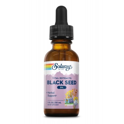Comprar SOLARAY COMINO NEGRO ACEITE (BLACK SEED OIL) 30 ML al mejor precio en NuestraFarma, tu farmacia online
