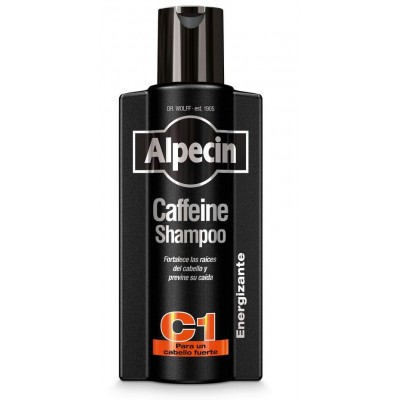 Comprar ALPECIN C1 CAFFEINE CHAMPU ANTICAIDA BLACK EDITION 375 ML al mejor precio en NuestraFarma, tu farmacia online
