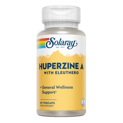 Comprar SOLARAY HUPERZINA A CON ELEUTEROCOCO 60 CAPSULAS VEGETALES al mejor precio en NuestraFarma, tu farmacia online