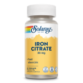 SOLARAY IRON CITRATE (HIERRO CITRATO) 25 MG 60 CAPSULAS VEGETALES