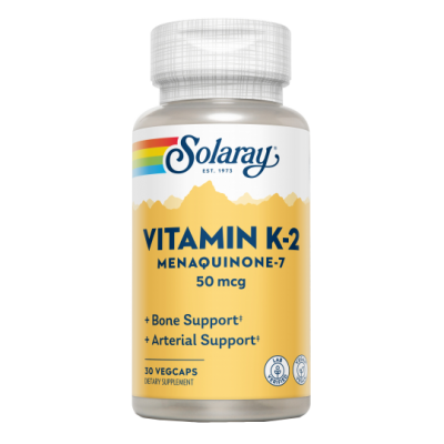 Comprar SOLARAY VITAMINA K-2 (MENAQUINONA-7) 50 MCG 30 CAPSULAS VEGETALES al mejor precio en NuestraFarma, tu farmacia online