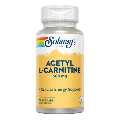 Comprar SOLARAY ACETIL L-CARNITINA 500 MG 30 CAPSULAS VEGETALES al mejor precio en NuestraFarma, tu farmacia online