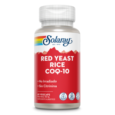 Comprar SOLARAY RED YEAST RICE PLUS Q10 60 CAPSULAS al mejor precio en NuestraFarma, tu farmacia online