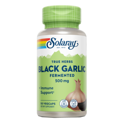 Comprar SOLARAY BLACK GARLIC BULB (BULBO DE AJO NEGRO) 500 MG 50 CAPSULAS VEGETALES al mejor precio en NuestraFarma, tu farmacia online