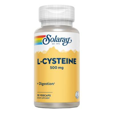 Comprar SOLARAY L-CISTEINA 500 MG 30 CAPSULAS VEGETALES al mejor precio en NuestraFarma, tu farmacia online