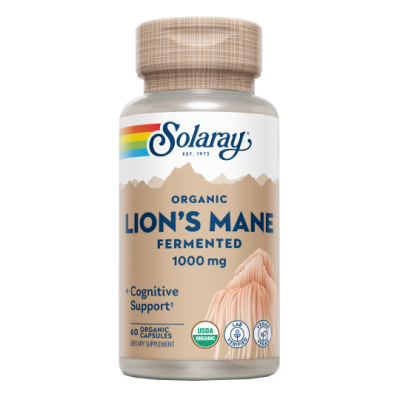 Comprar SOLARAY MELENA DE LEON (LION'S MANE) 500 MG 60 CAPSULAS VEGETALES al mejor precio en NuestraFarma, tu farmacia online