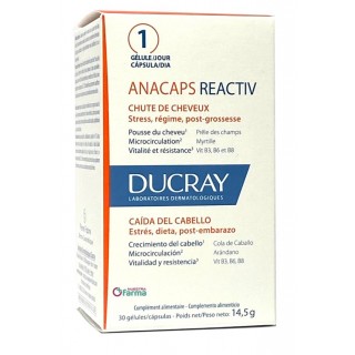 DUCRAY ANACAPS REACTIV 30 CAPSULAS