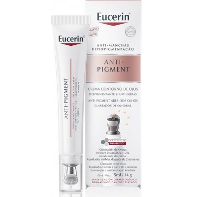 Comprar EUCERIN ANTIPIGMENT CREMA CONTORNO DE OJOS DESPIGMENTANTE Y ANTIOJERAS 15 ML al mejor precio en NuestraFarma, tu farmacia online