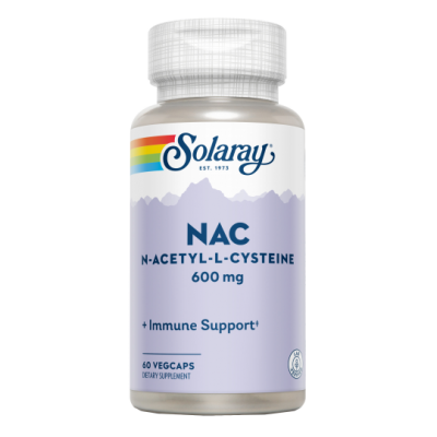 Comprar SOLARAY NAC (N-ACETIL-L-CISTEINA) 600 MG 60 CAPSULAS VEGETALES al mejor precio en NuestraFarma, tu farmacia online