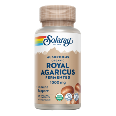 Comprar SOLARAY ROYAL AGARICUS (CHAMPIÑON DEL SOL) 60 CAPSULAS VEGETALES al mejor precio en NuestraFarma, tu farmacia online