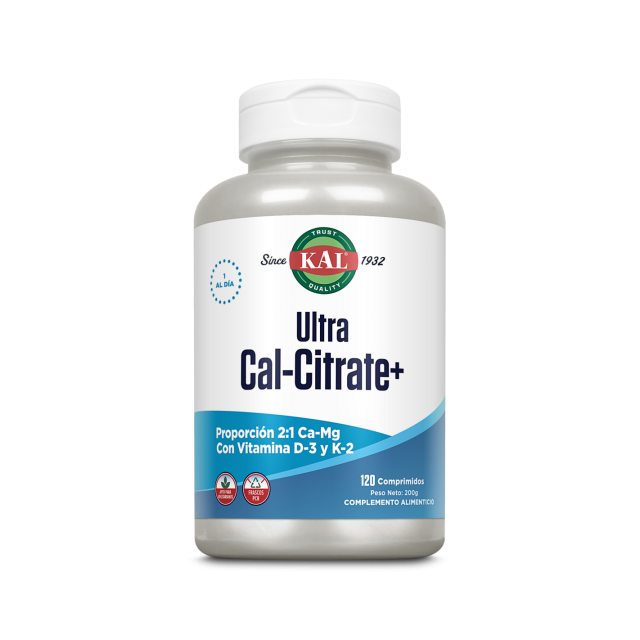 KAL ULTRA CAL-CITRATE 120 COMPRIMIDOS | NuestraFarma.com - NuestraFarma.com