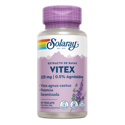 Comprar SOLARAY VITEX (SAUZGATILLO) 60 CAPSULAS VEGETALES al mejor precio en NuestraFarma, tu farmacia online