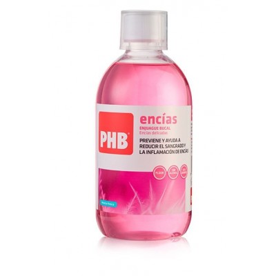Comprar PHB ENCIAS ENJUAGUE BUCAL ENCIAS DELICADAS 500 ML al mejor precio en NuestraFarma, tu farmacia online