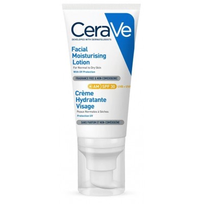 Comprar CERAVE LOCION HIDRATANTE DE ROSTRO SPF30 52 ML al mejor precio en NuestraFarma, tu farmacia online
