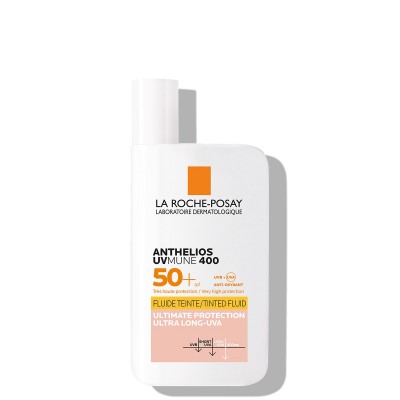 Comprar LA ROCHE-POSAY ANTHELIOS UVMUNE 400 FLUIDO INVISIBLE SPF 50+ CON COLOR 50 ML al mejor precio en NuestraFarma, tu farmacia online