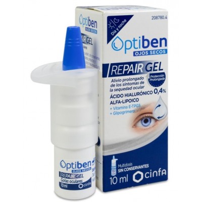 Comprar OPTIBEN OJOS SECOS REPAIR GEL 10 ML al mejor precio en NuestraFarma, tu farmacia online