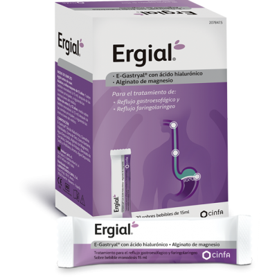 Comprar ERGIAL 20 SOBRES BEBIBLES 15 ML al mejor precio en NuestraFarma, tu farmacia online