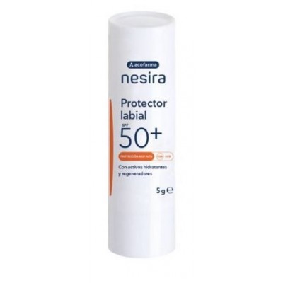 Comprar ACOFARMA NESIRA PROTECTOR LABIAL SPF 50+ 5 G al mejor precio en NuestraFarma, tu farmacia online