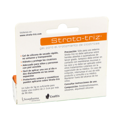 Comprar STRATA-TRIZ GEL PARA EL TRATAMIENTO DE CICATRICES 20 G al mejor precio en NuestraFarma, tu farmacia online