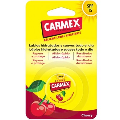 Comprar CARMEX CHERRY BALSAMO LABIAL HIDRATANTE SPF15 TARRO 7,5 G al mejor precio en NuestraFarma, tu farmacia online