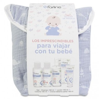 FARLINE BEBE NECESER DE VIAJE AZUL