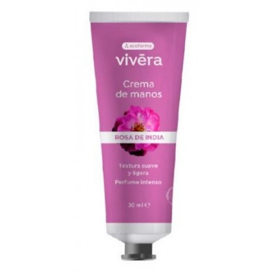 Comprar ACOFARMA VIVERA CREMA DE MANOS ROSA DE INDIA 30 ML al mejor precio en NuestraFarma, tu farmacia online