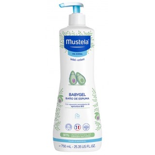 MUSTELA BABYGEL BAÑO ESPUMA CON AGUACATE BIO 750 ML