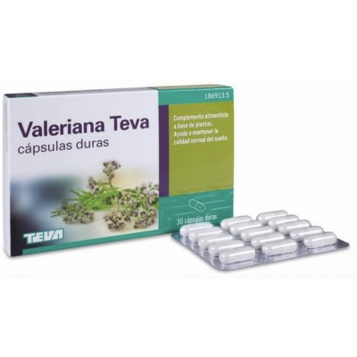 Comprar VALERIANA TEVA 30 CAPSULAS al mejor precio en NuestraFarma, tu farmacia online