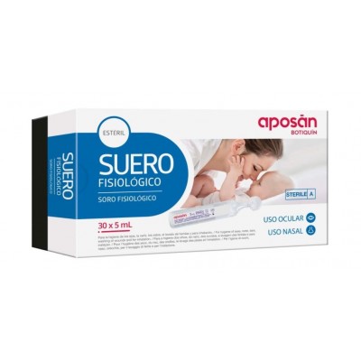 Comprar APOSAN BOTIQUIN SUERO FISIOLOGICO 30 X 5 ML al mejor precio en NuestraFarma, tu farmacia online