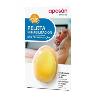 APOSAN DYNAMIC PELOTA REHABILITACION DUREZA MEDIA 1 UNIDAD