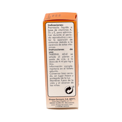 Comprar DIVASA-DFV TABERNIL A D3 E ORAL 20 ML al mejor precio en NuestraFarma, tu farmacia online