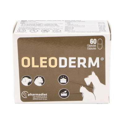 Comprar PHARMADIET OLEODERM 60 CAPSULAS al mejor precio en NuestraFarma, tu farmacia online