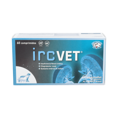 Comprar PHARMADIET IRC VET 60 COMPRIMIDOS al mejor precio en NuestraFarma, tu farmacia online