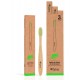 FARLINE CEPILLO DENTAL BAMBU JUNIOR VERDE 3 UNIDADES
