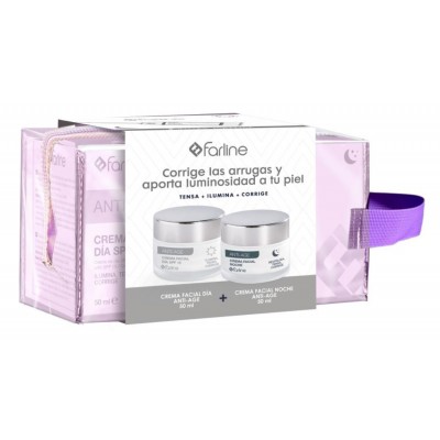 Comprar FARLINE NECESER PACK CREMA FACIAL DIA ANTI-AGE SPF15 50 ML + CREMA FACIAL NOCHE ANTI-AGE 50 ML al mejor precio en NuestraFarma, tu farmacia online