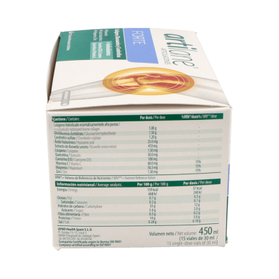 Comprar ARTILANE FORTE 15 VIALES MONODOSIS 30 ML al mejor precio en NuestraFarma, tu farmacia online