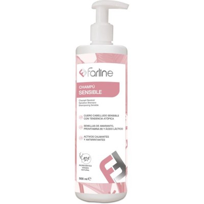 Comprar FARLINE CHAMPU SENSIBLE 500 ML al mejor precio en NuestraFarma, tu farmacia online