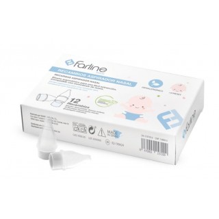 FARLINE BEBE RECAMBIOS ASPIRADOR NASAL 12 UNIDADES