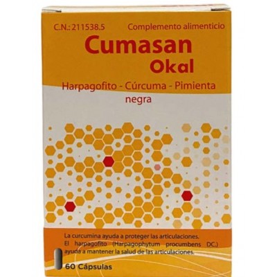 Comprar OKAL CUMASAN 60 CAPSULAS al mejor precio en NuestraFarma, tu farmacia online